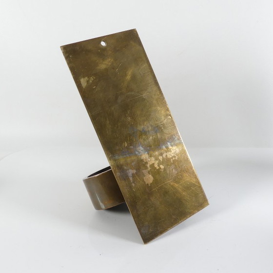Image 1 of Vintage Saulo Sulitjelma Noorwegen wandkaarshouder, Brutalistische stijl, jaren 60