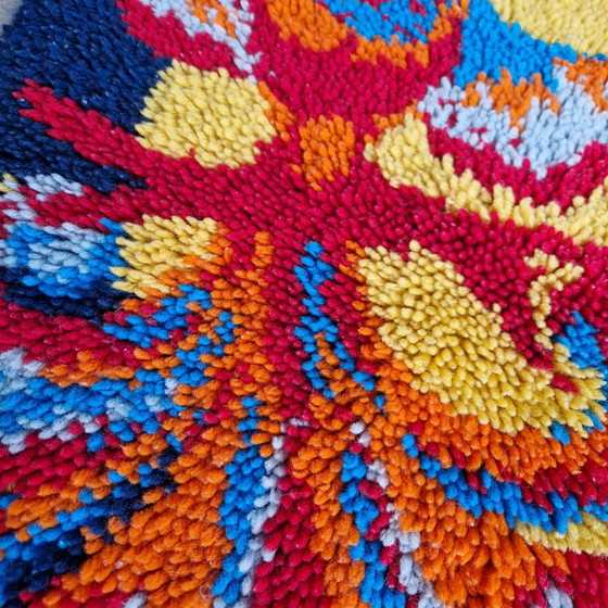 Arazzo da parete vintage in lana Pavone Anni '70 – Decorazioni murali, Wool (photo 4 of 5)