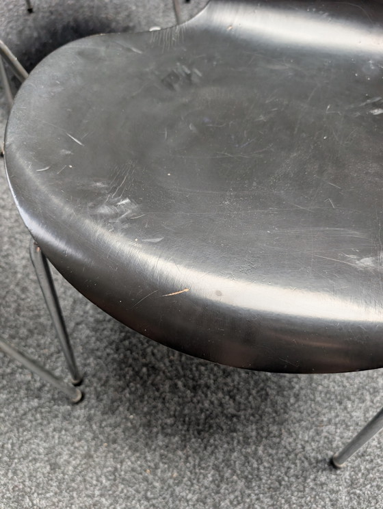 Image 1 of 5x Vintage Vlinderstoelen, Arne Jacobsen Voor Fritz Hansen, Jaren 70