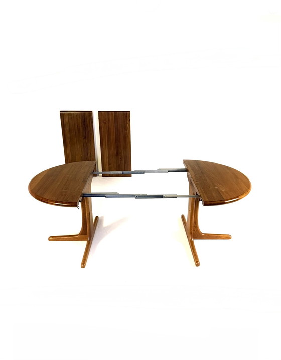 Image 1 of Table de salle à manger extensible vintage danoise, Juul Kristensen '70