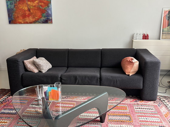 Image 1 of Grijze wollen sofa Jan de Bouvrie