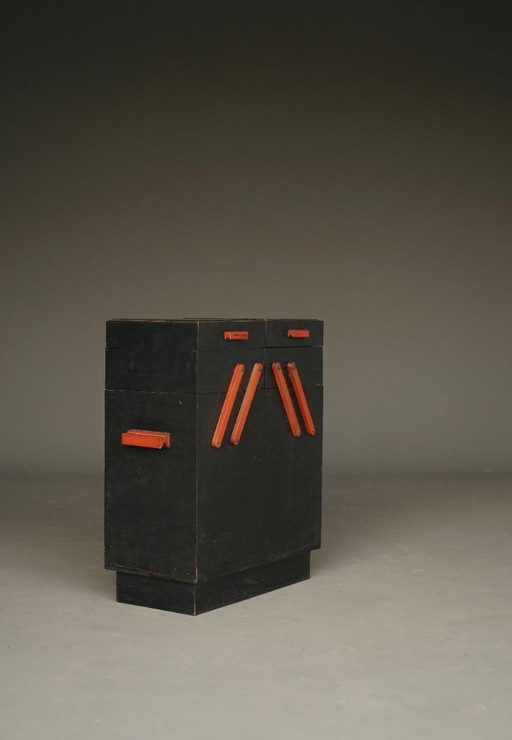 Nähkästchen im Art-déco-Stil der 1930er Jahre