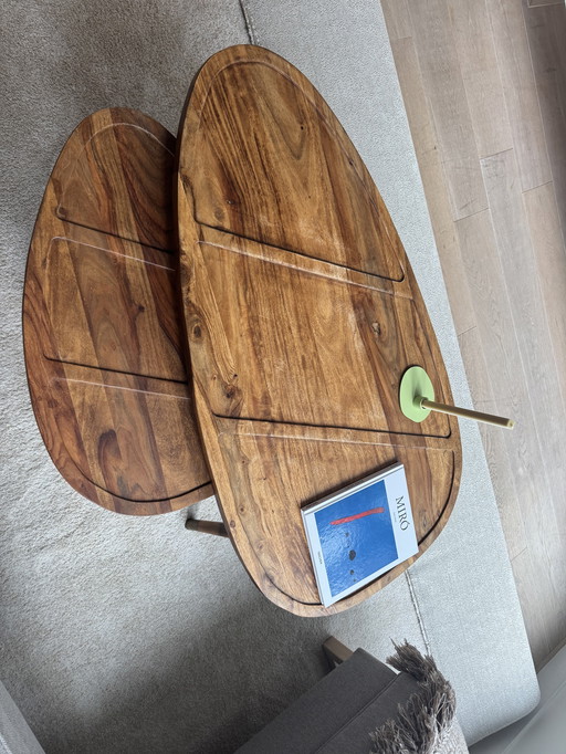 Set di 2 tavolini da caffè Dutchbone Sham