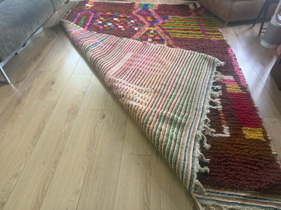 Moroccan wool rug with abstract composition – 308 × 211 cm – Baba Boho, Rugs & carpets (photo 5 of 11)
