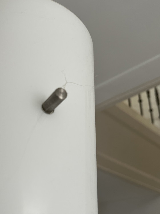 Image 1 of plafonnier cylindrique en verre opale