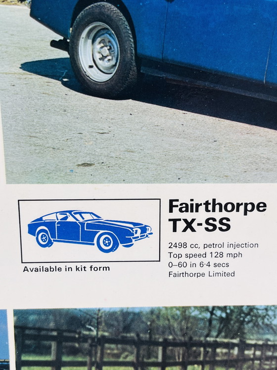 Image 1 of Foto di cartone di 4 auto inglesi