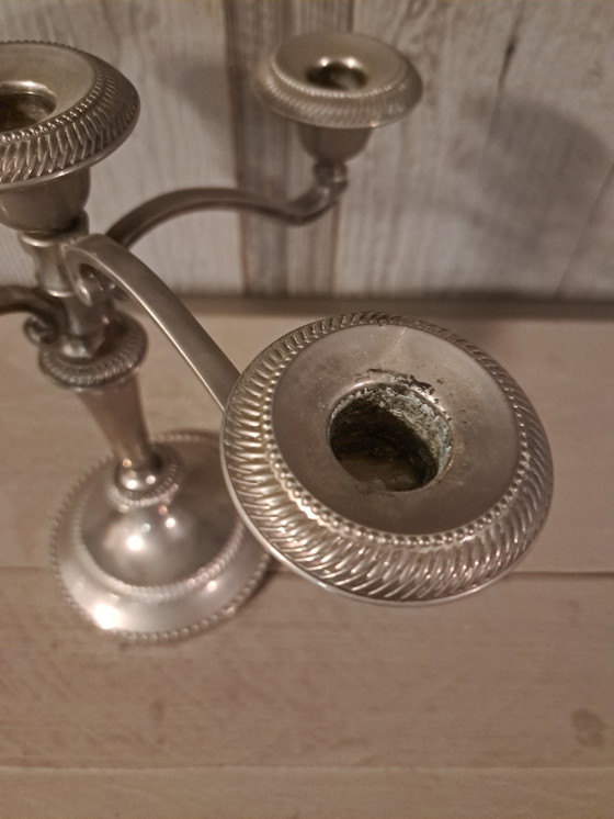 Image 1 of Vintage 5-armed candle holder