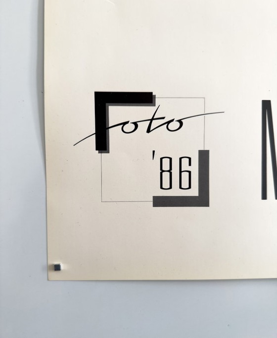 Image 1 of 📷 Martin Parr – Foto '86 – 1986 – Original Poster | British seaside documentary in brash mid‑80s color | 80 × 60 cm