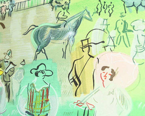 Image 1 of Charles Sorlier, Epsom 39 (after Raoul Dufy). Lithograph. C.1960.