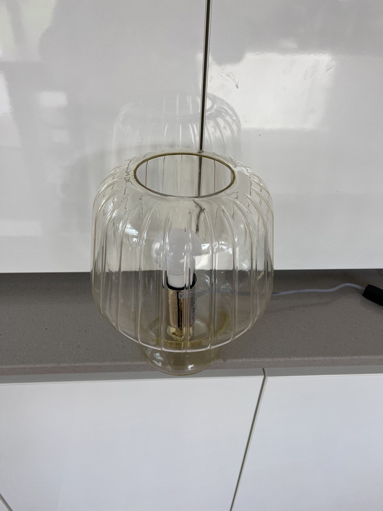 Image 1 of Paddenstoel glazen lamp
