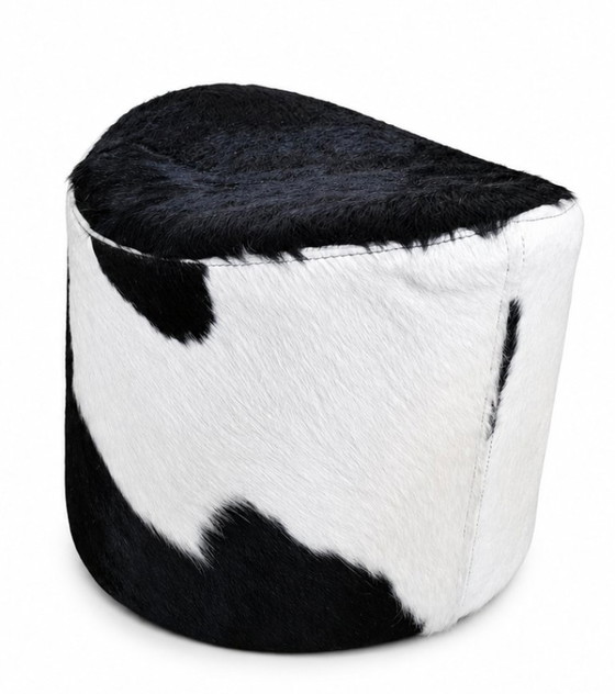 Puf de piel de vaca IKEA x Niels Gammelgaard - 2006 – Reposapiés y pufs, Leather (photo 4 of 8)