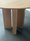 Mesa de comedor redonda de roble Enzo Luca Dex