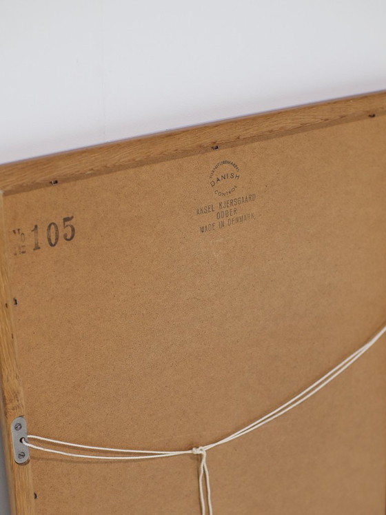 Image 1 of Mirror Aksel Kjersgaard Kai Kristiansen oak Danish vintage