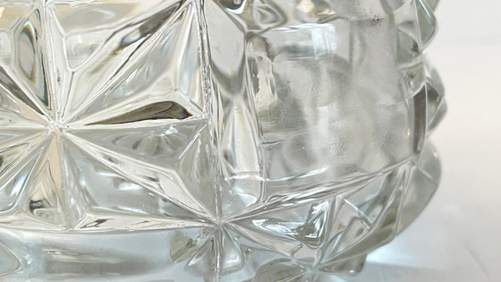 Image 1 of SUCRIER à Pince CRISTAL Vintage