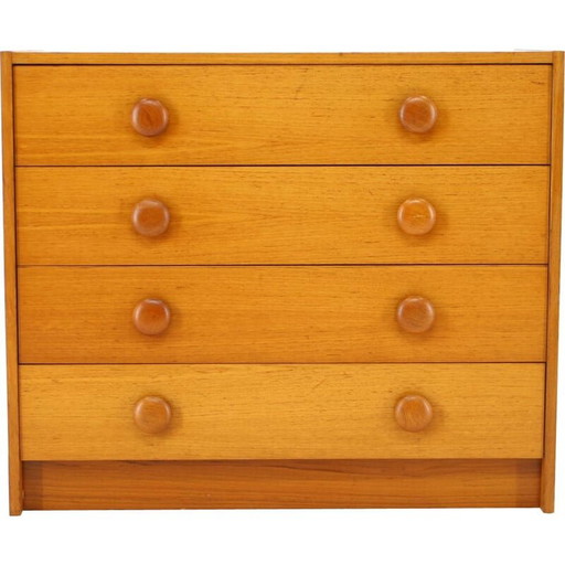 Vintage teak chest of drawers, Denmark 1960s