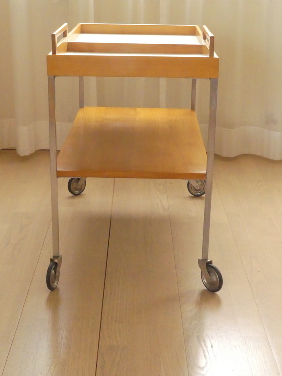 Image 1 of Wilhelm Renz serving trolley Walter Wirz trolley with tray