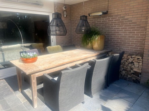 Teak Wooden Garden Table