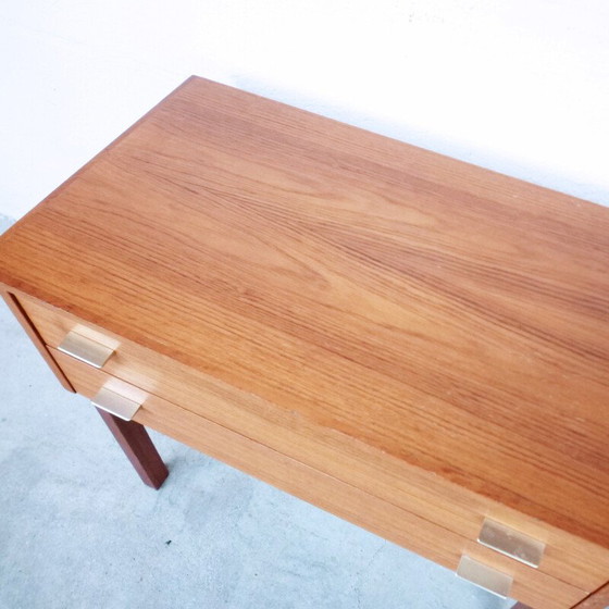 Image 1 of Vintage scandinavische console van teakhout - jaren 1960