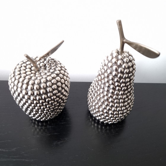 Image 1 of Set vintage studs appel en peer jaren 60 / 70