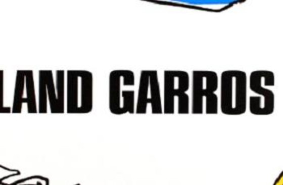 Image 1 of Antonio Saura – Tennisposter Roland Garros 1997 | Offsetlithografie