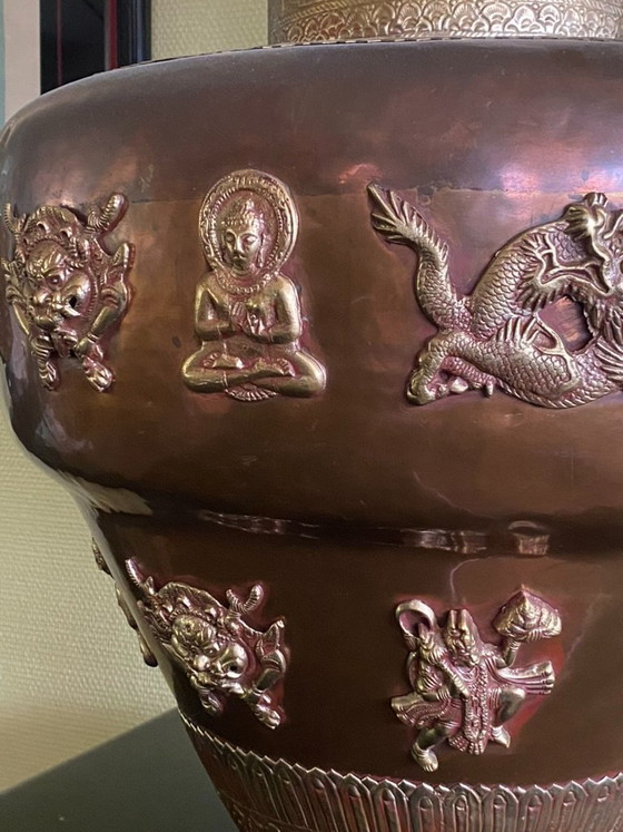 Image 1 of Riesige mongolische Teekanne, ca. 1970