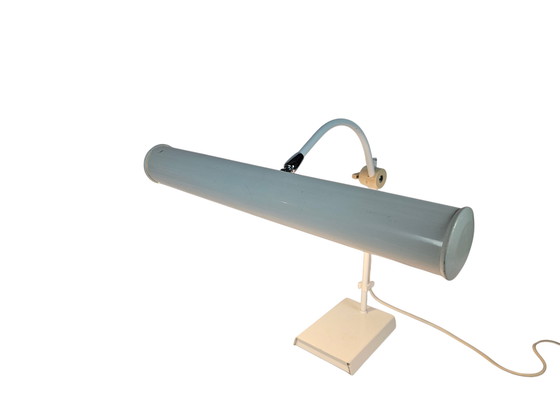 Image 1 of Anvia - Piano / Desk lamp - pendant lamp - white - metal - 1960's