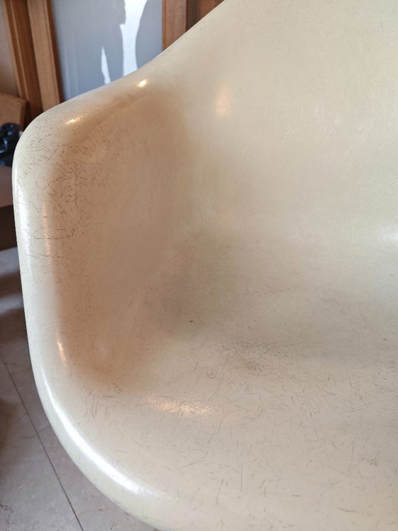 Image 1 of Fauteuils Eames « La Fonda » en fibre de verre – Charles & Ray Eames, années 1960 – Pièces vintage originales