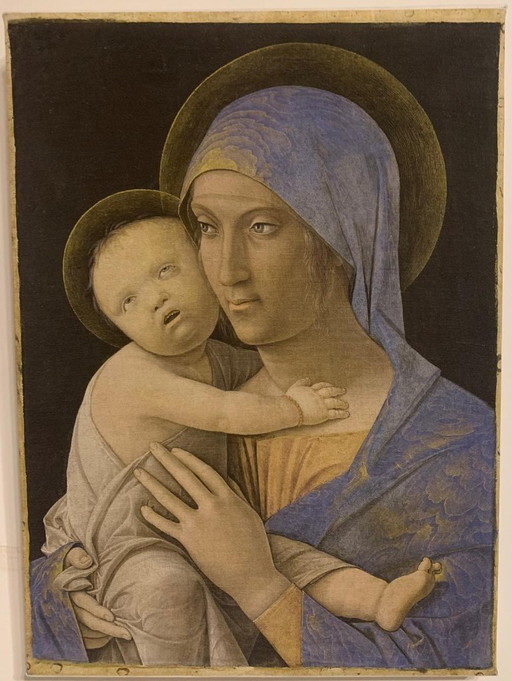 Andrea Mantegna "Madone à l'Enfant" – Impression sur toile tendue qualité musée 1:1 (43x31 cm)