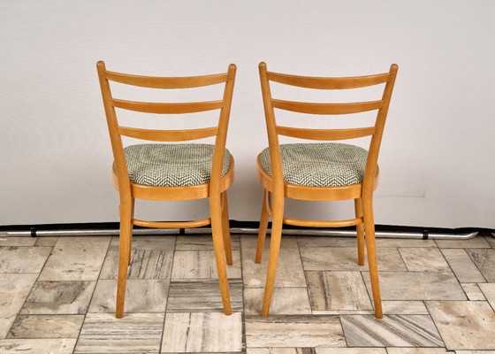 Image 1 of Juego de 4 sillas de comedor, TON, década de 1960, Checoslovaquia