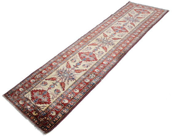 Image 1 of Original Hand-Knotted Kazak Antique Rug 283 x 85 cm