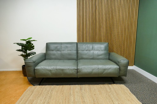 Rolf Benz 50 3 Zits Groen Leer