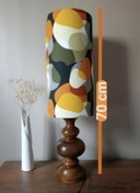 vintage furniture lamp, sixties/mid-century lampshade