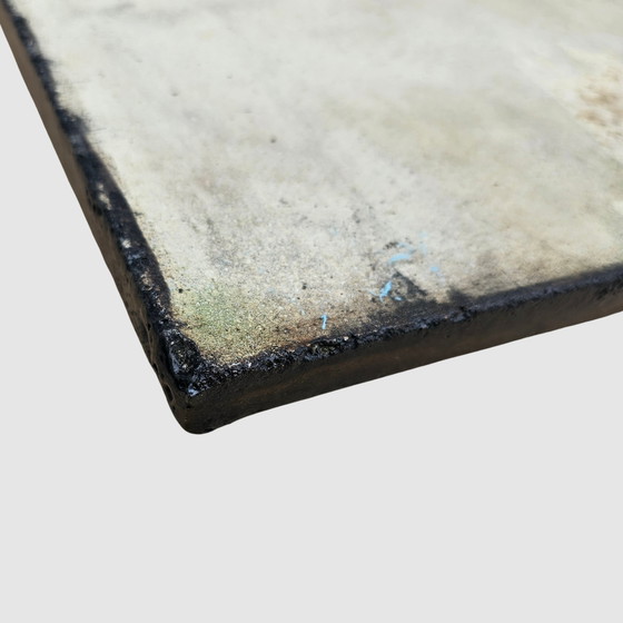 Image 1 of Ruscha Wandbild Keramik Wandkeramik Pferde Wandplatte Wandfliese Vintage 60er Midcentury Fat Lava Selten