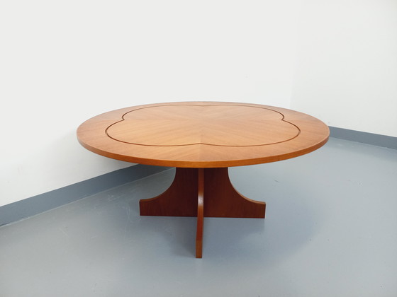 Image 1 of Vintage 60's Round English Teak Coffee Table