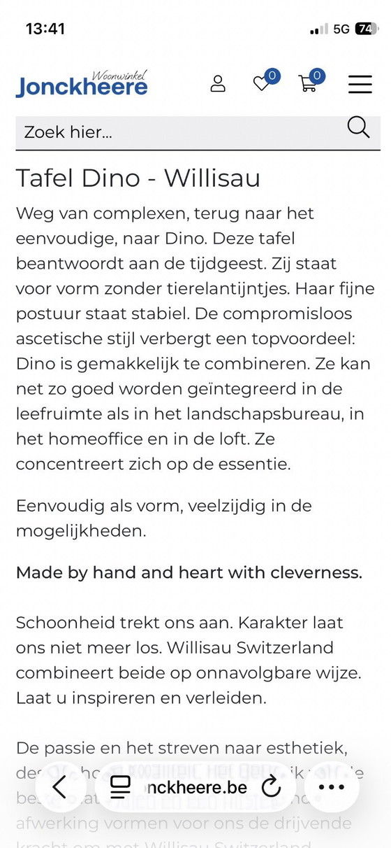 Image 1 of Beautiful Willisau dining table