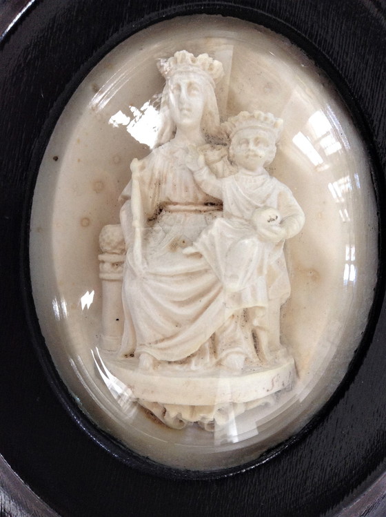 Image 1 of Antico reliquiario della Vergine Maria con Gesù Bambino