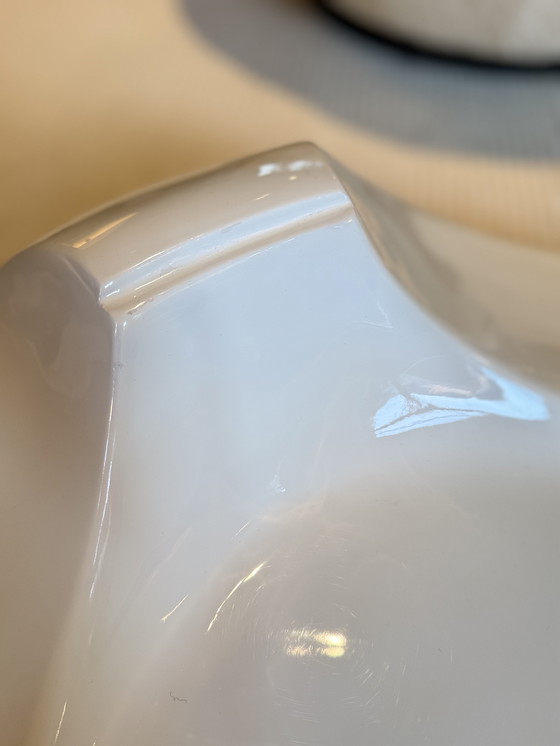 Image 1 of Salon tafel wit gelakt 70s