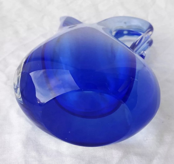 Image 1 of Murano Blue Vase