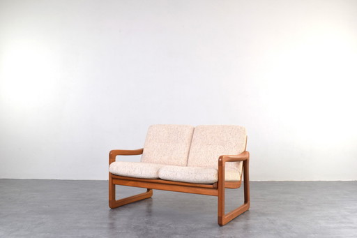 Mid-Century Danish Teak Sofa from Poul Jeppesen, 1970s.