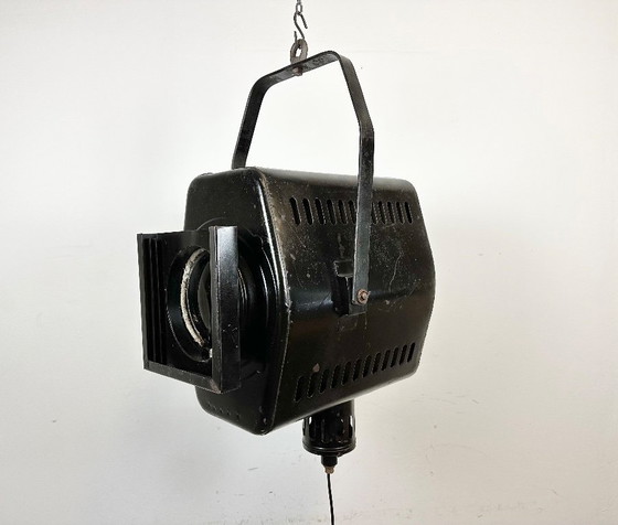 Image 1 of Vintage Black Theatre Spotlight, 1950s