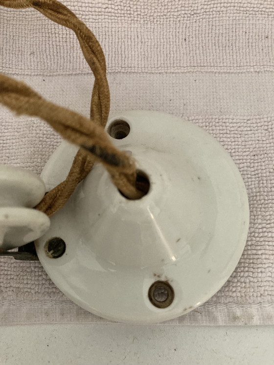 Image 1 of Ancien monte et baisse en porcelaine année 50’S