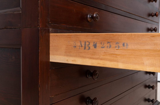 Image 1 of Grote archief- of tekenkast, begin 20e eeuw