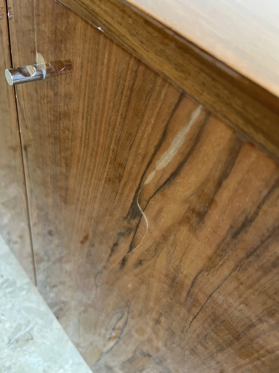 Image 1 of 1x Sideboard aus Palisanderholz mit Chrombeinen aus den 1960er Jahren