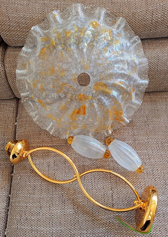 Image 1 of MURANO chandelier from the Flora collection by Sylcom - Fixed Height - New