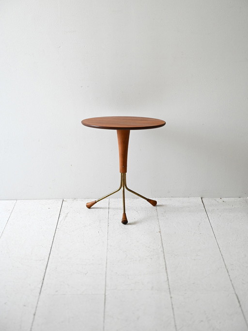 Vintage Scandinavian teak coffee table, 1950s/60s
