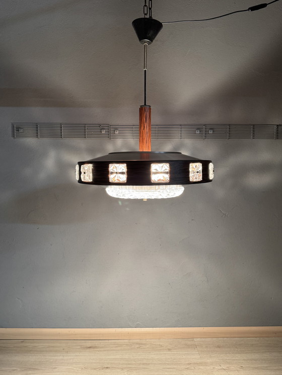 Image 1 of Lámpara colgante OVNI de estilo espacial de mediados de siglo XX (años 60)