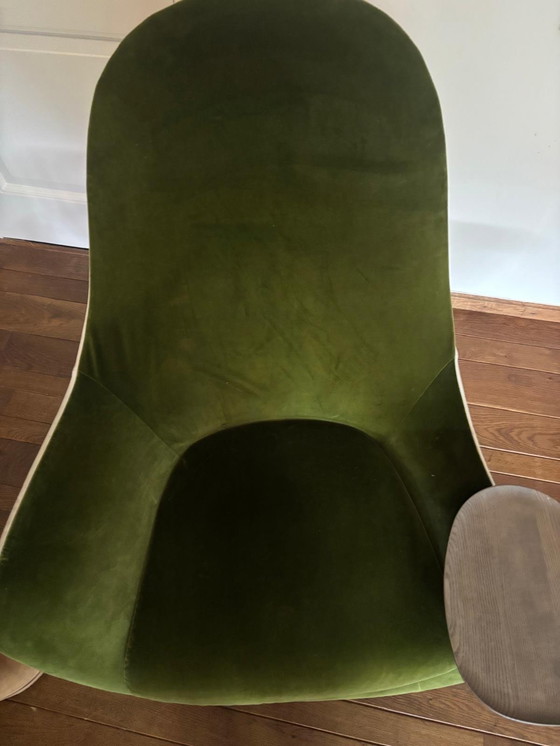 Image 1 of Poliform Mad King Apoyabrazos verde beige