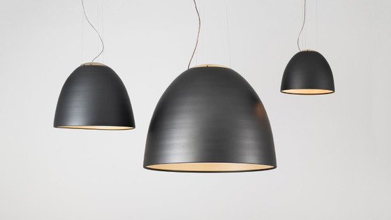 Lampada a sospensione NUR di Artémide, Artemide, Lampadari, Alluminio, Grigio (foto 4 di 7)