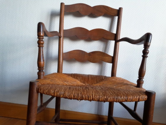 Image 1 of 2x nursery chairs, Provençal style, 19th century