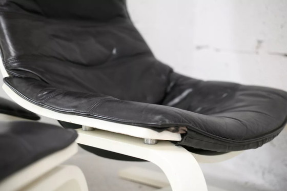 Image 1 of 2x Fauteuils en Ottombans Nelo Zweden